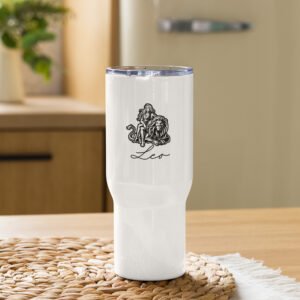 Kelioninis puodelis – termosas su rankena „Leo – Liūtas”