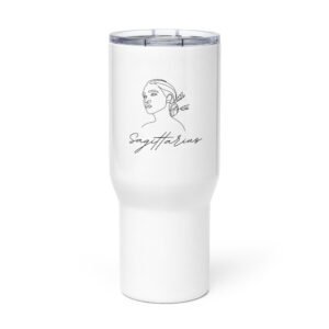 Kelioninis puodelis – termosas su rankena „Sagittarius – Šaulys”