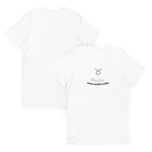 Unisex marškinėliai Jautis – „Maistas – mano meilės kalba.”